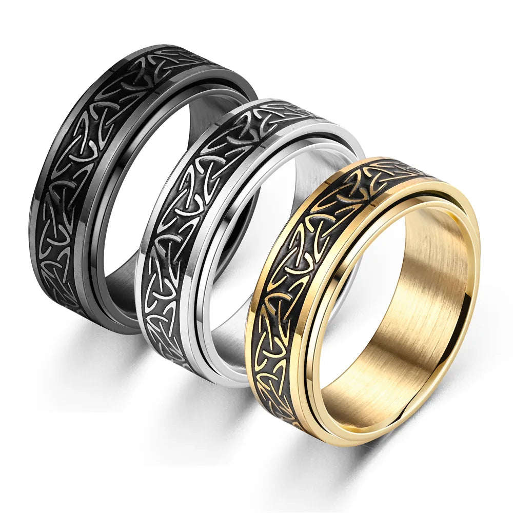 Celtic Knot Spinner Ring